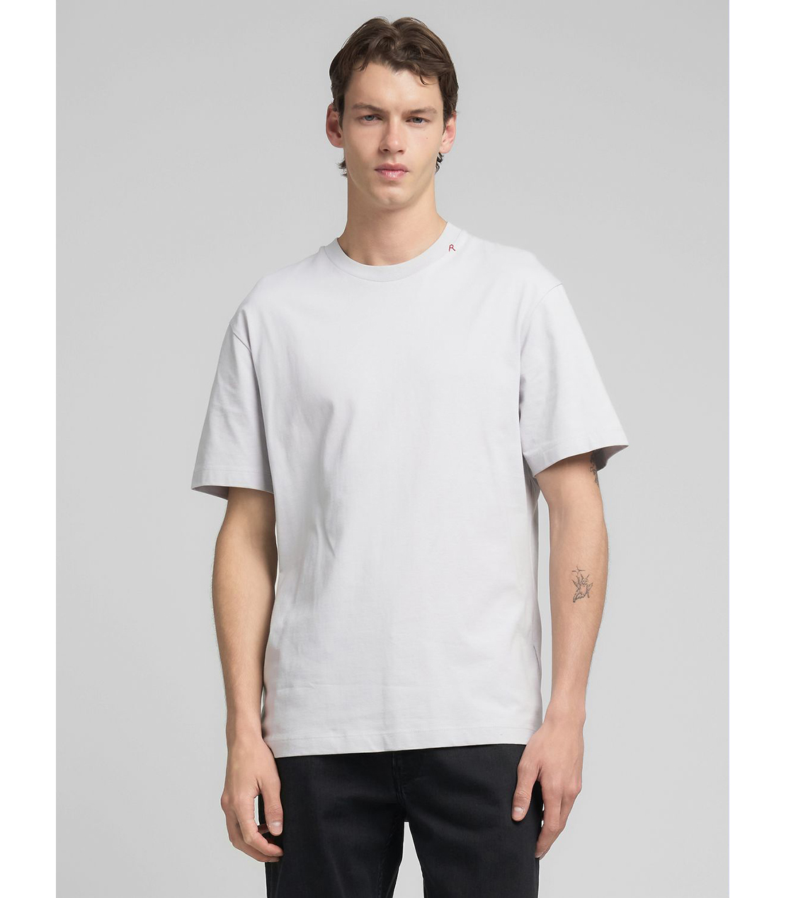 リラックスフィット ヘビーコットンジャージー グラフィックTシャツ